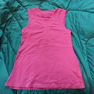 lululemon athletica Pink Sleeveless V‑Neck Tank Top | Size S?